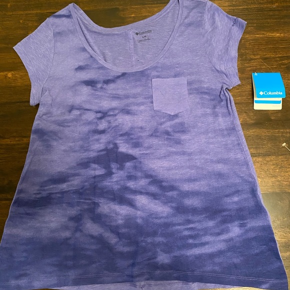 NWT tie dye Columbia t shirt - Picture 1 of 3